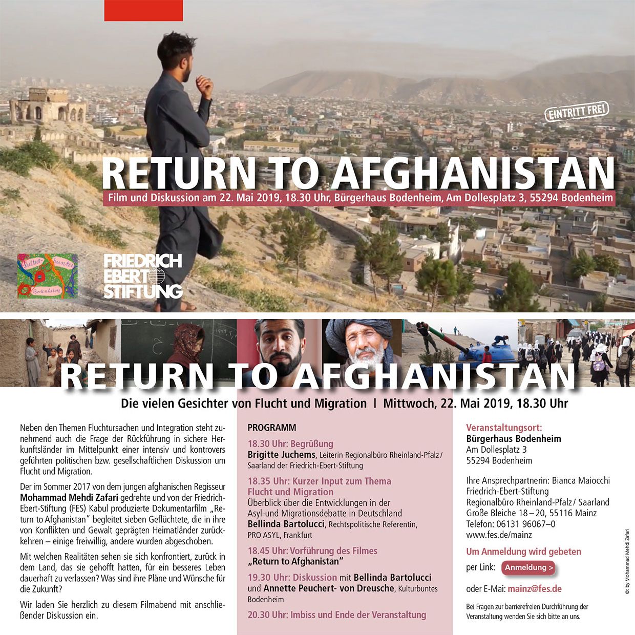 Return to Afghanistan: Filmabend mit Podiumsdiskussion